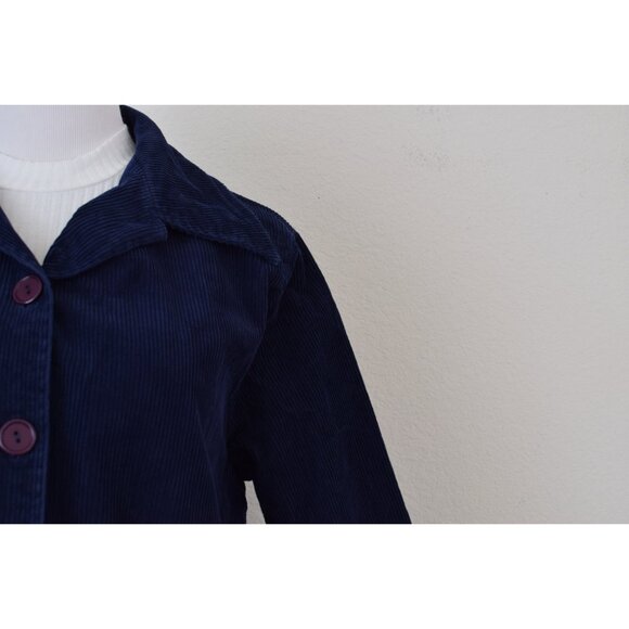 Vintage 80s Laurel California Navy Corduroy Jacket - Picture 6 of 10